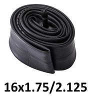 16x1.75/2.125 Rubber Inner Tube 16 inch Straight Valve Bicycle Childrens E bike