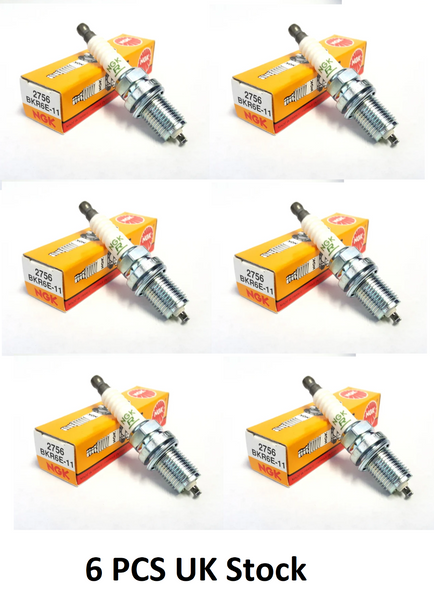 x 6 Genuine NGK Spark Plug BKR6E-11 Honda Goldwing GL1800 1800cc 2001 - 2011