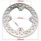Rear Brake Disc Honda CR125 02-07 CR250 02-07 CRF250 04-25 CRF450 02-25