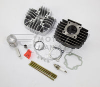 Cylinder Barrel Kit Yamaha PW80 + Gasket Piston Head Ring & Studs  1983-2006