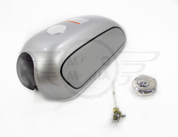 Honda CD50 CD70 CD90 Fuel Gas petrol tank Silver
