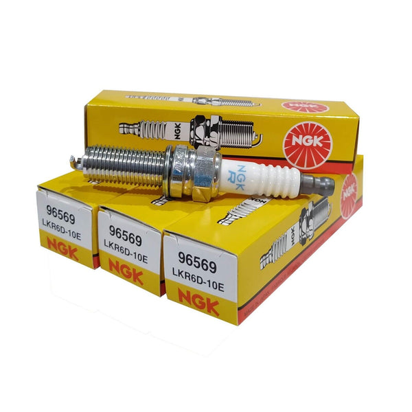 Genuine NGK Spark Plugs LKR6D-10E HYUNDAI i10 1.2L 2008-13 4 Pack