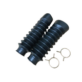 Rubber Gaitors Fork Boots For Suzuki GN125 GN250 All years