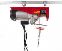 Electric Winch Hoist Lifting Crane Workshop Garage 12M  220v 600kg UK