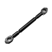 Handlebar Brace & Clamp 22mm Crossbar Dirtbike Enduro CNC Black Silver