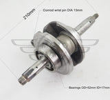 Crank shaft con rod assembly with bearings Honda Cub C50 C70