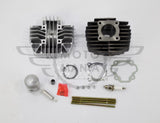 Cylinder Barrel Kit + Gasket Piston Head Ring & Studs For Yamaha PW80 1983-2006