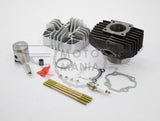 Cylinder Barrel Kit + Gasket Piston Head Ring & Studs For Yamaha PW80 1983-2006