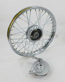 Rear Wheel Kit 1.4 x 17 Brake Plate Spindle Hub Cush Drive Honda C50 C70 C90