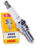 9-Pack Genuine NGK Spark Plug CR9EB no:6955 × 1 for Piaggio Liberty 125 Vespa 125 Zip 125