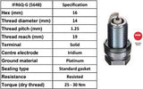 Genuine NGK IFR6Q-G Spark Plug x4 Volkswagen Golf MK4 1.8L 2.0L 1997-2004