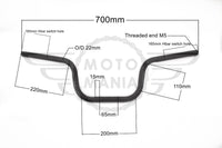 Handlebar Handle bar Black Honda CBF125 CBF 125 2009-2016