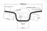 Handlebar Handle bar Black Honda CBF125 CBF 125 2009-2016