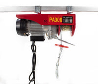 Electric Winch Hoist Lifting Crane Workshop Garage 12M  220v 300kg UK