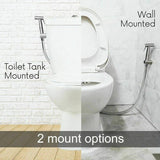 Toilet Spray Bidet Bum Gun Douche Hygienic Stainless Steel Set UK