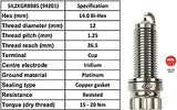 Genuine NGK SILZKGR8B8S Spark Plug x3 BMW 1.5L 1 ,2,3 Series 2014 - on