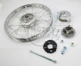 Rear Wheel Brake Plate DID Honda C50 C70 C90 ZZ 1.4x17