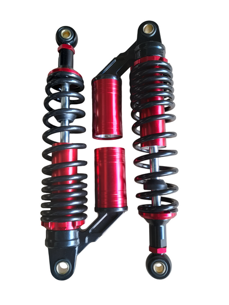 Rear Gas Shocks Black Red 320mm Honda C50 C70 C90 Adjustable Custom
