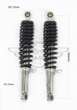 Universal Rear Shocks Black 340mm/13.4"Yamaha Suzuki Honda Kawasaki Lexmoto KTM