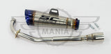 Universal Stainless Steel Exhaust Honda C90 C50 C70 12v Pit bike Lexmoto YX Blue