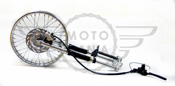 Customized Tracker Front Suspension Fork Kit Wheel 1.4 x 17 Honda C50 C70 C90
