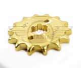 Chain & Sprocket set Honda C50 C70 C90 Lifan Upgrade Gold 428HD