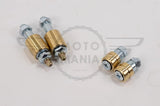 Front Suspension Shock Bushes & Bolts Honda C50 C70 C90 6v Brass Upgrade