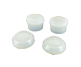 Honda C310 ceramic white front fork side caps pair - product image 1