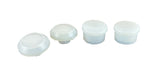 Honda C310 ceramic white front fork side caps pair - product image 3