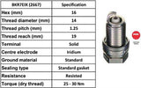 Genuine NGK iridium IX Spark Plugs BKR7EIX-11 Stock no 6988 4 Pack