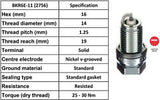 x 4 Genuine NGK Spark Plug BKR6E-11 Stock no: 2756