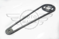 Upgraded Genuine Honda Chain and sprocket set Honda Cub C50 C70 C90 12v models