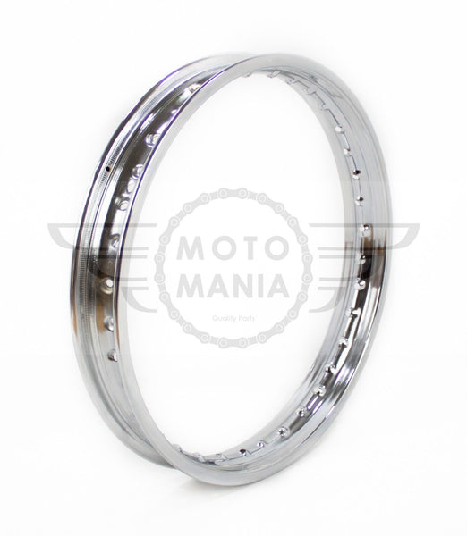 Universal Wheel Rim 1.85 x 18 Chromed Steel 36 hole Honda Yamaha Suzuki Kawasaki