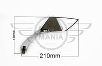 Universal Mirror set Carbon 8/10mm Honda Yamaha Suzuki