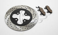 Rear Brake Disc & Pads Rotor Kaisar KS125-23